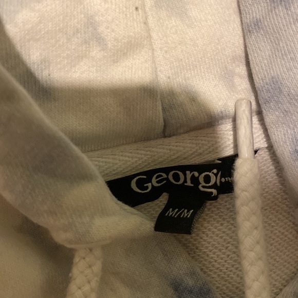 Tie dyed short sleeve hooded t shirt - Picture 2 of 2